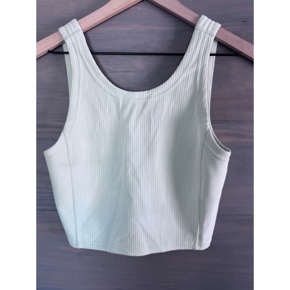 Lululemon‎ Ribbed Softstreme
Cropped Tank Top Kohlrabi Green